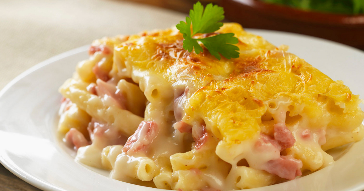 retro sonkás tészta - Featured